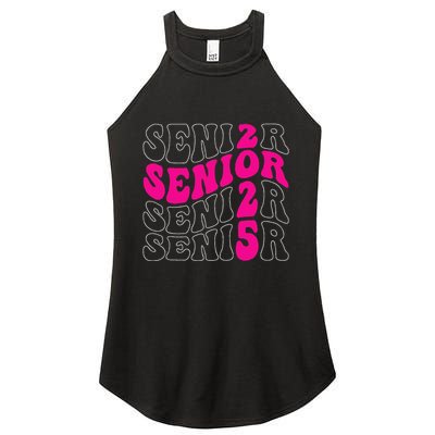Senior 2025 Class Of 2025 Seniors Graduation 2025 Women's Perfect Tri Rocker Tank