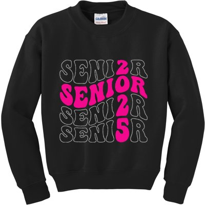 Senior 2025 Class Of 2025 Seniors Graduation 2025 Kids Sweatshirt