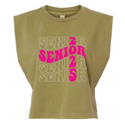 Senior 2025 Class Of 2025 Seniors Graduation 2025 Garment-Dyed Women's Muscle Tee