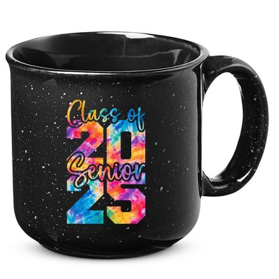 Senior 2025 Class Of 25 Gift High School College Graduation Cool Gift 15oz Campfire Ceramic Mug