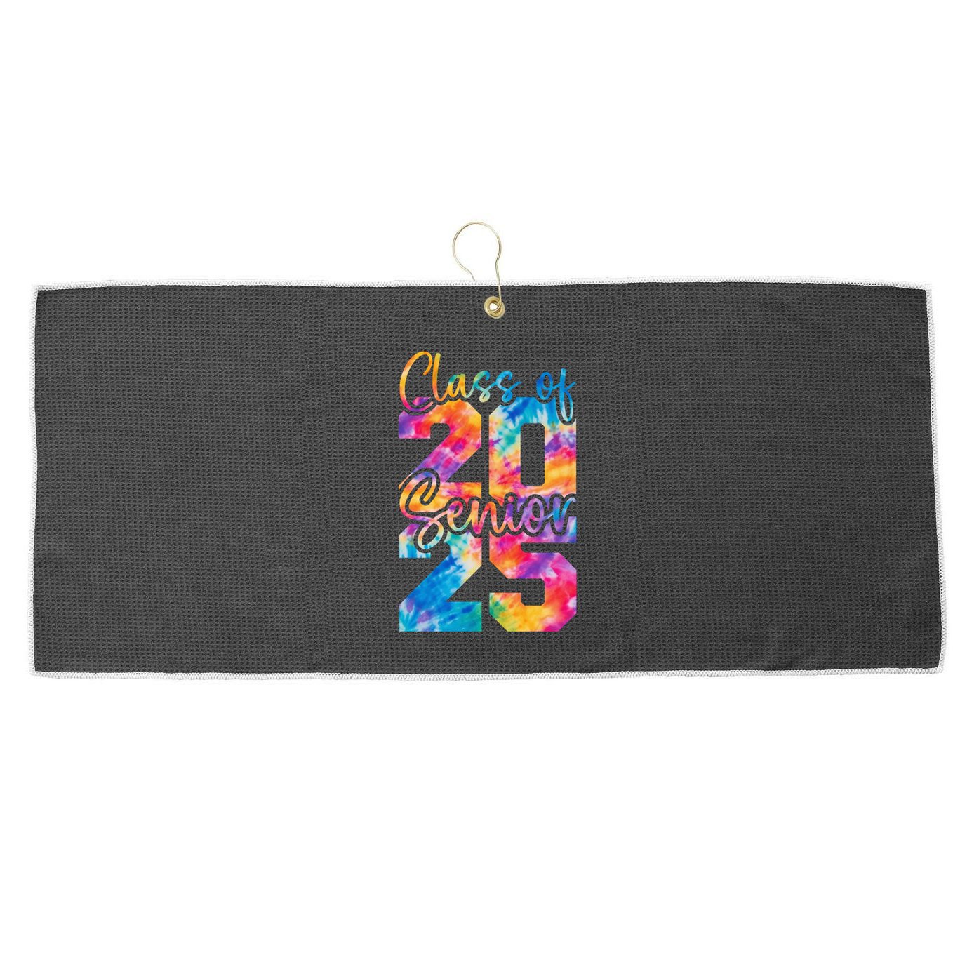 Senior 2025 Class Of 25 Gift High School College Graduation Cool Gift Large Microfiber Waffle Golf Towel