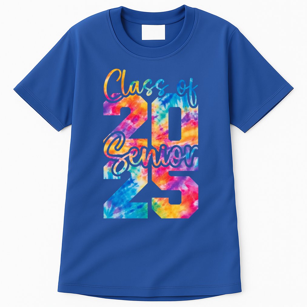 Senior 2025 Class Of 25 Gift High School College Graduation Cool Gift Tall T-Shirt