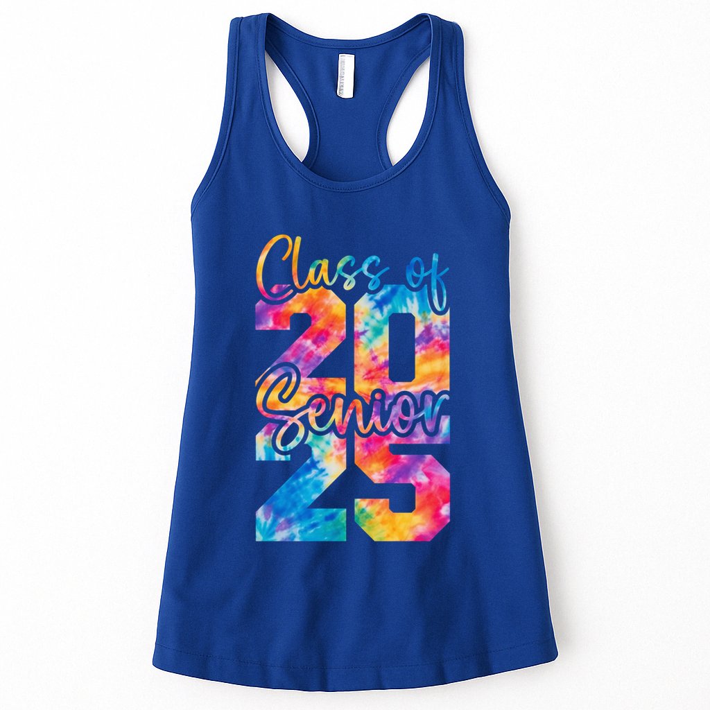 Senior 2025 Class Of 25 Gift High School College Graduation Cool Gift Womens Tank Top