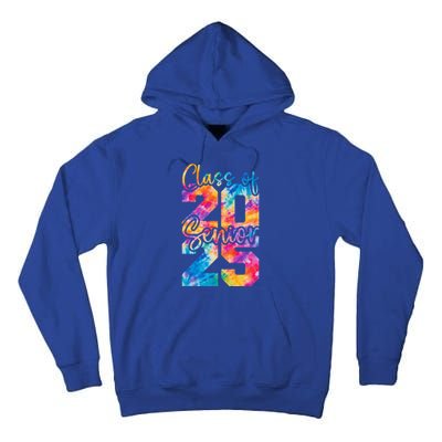 Senior 2025 Class Of 25 Gift High School College Graduation Cool Gift Tall Hoodie