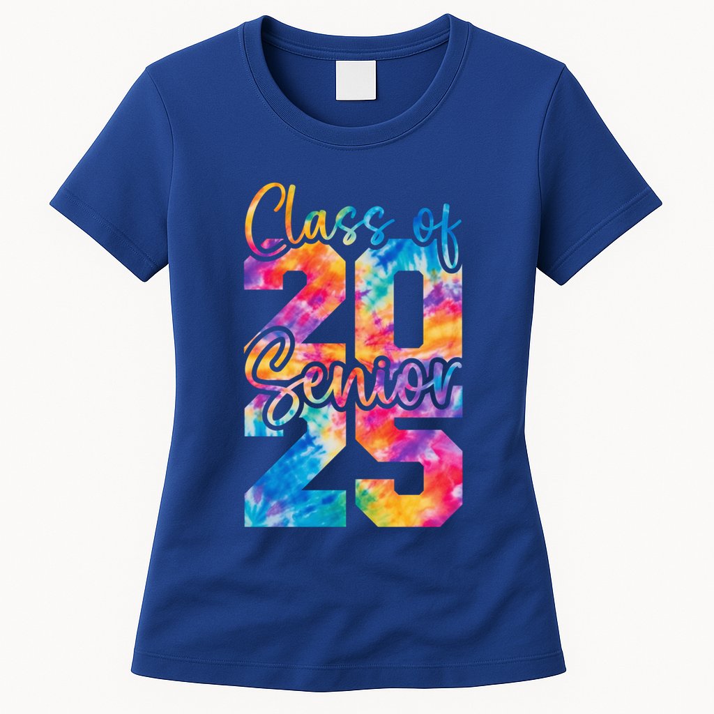 Senior 2025 Class Of 25 Gift High School College Graduation Cool Gift Womens T-Shirt
