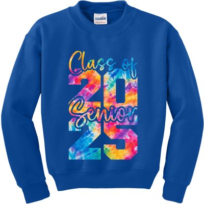 Senior 2025 Class Of 25 Gift High School College Graduation Cool Gift Kids Sweatshirt