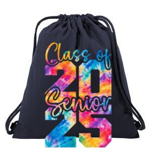 Senior 2025 Class Of 25 Gift High School College Graduation Cool Gift Drawstring Bag