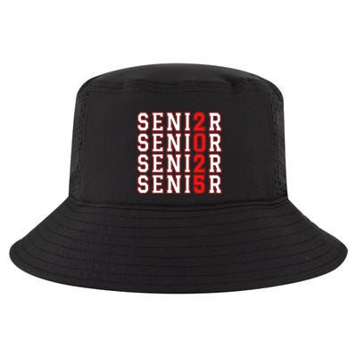 Senior 2025 College University High School Class Of 2025 Cool Gift Cool Comfort Performance Bucket Hat
