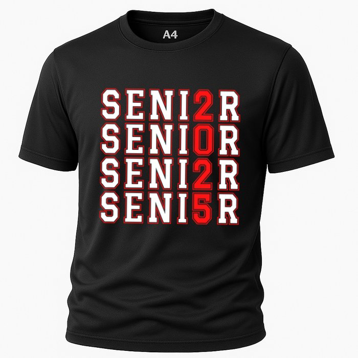 Senior 2025 College University High School Class Of 2025 Cool Gift Cooling Performance Crew T-Shirt