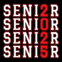Senior 2025 College University High School Class Of 2025 Cool Gift Cooling Performance Crew T-Shirt