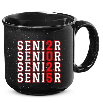 Senior 2025 College University High School Class Of 2025 Cool Gift 15oz Campfire Ceramic Mug