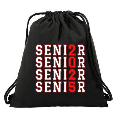 Senior 2025 College University High School Class Of 2025 Cool Gift Drawstring Bag