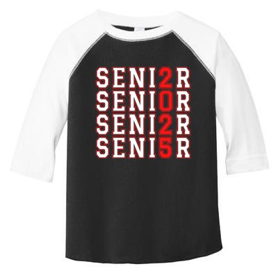 Senior 2025 College University High School Class Of 2025 Cool Gift Toddler Fine Jersey T-Shirt