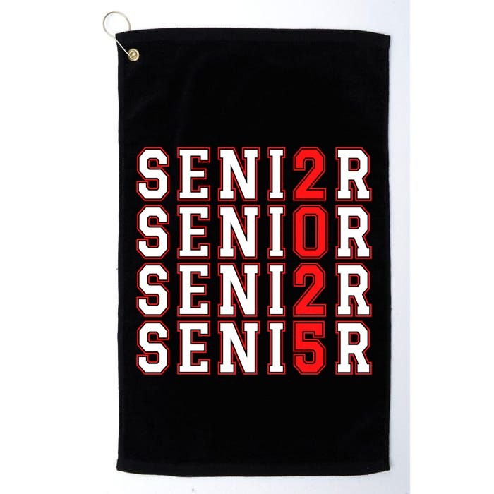 Senior 2025 College University High School Class Of 2025 Cool Gift Golf Towel