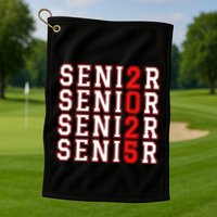 Senior 2025 College University High School Class Of 2025 Cool Gift Golf Towel