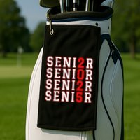 Senior 2025 College University High School Class Of 2025 Cool Gift Golf Towel