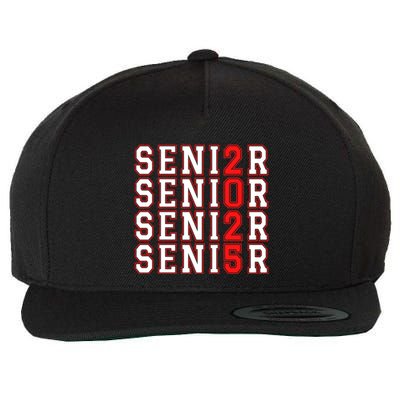 Senior 2025 College University High School Class Of 2025 Cool Gift Wool Snapback Cap