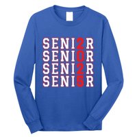Senior 2025 College University High School Class Of 2025 Cool Gift Long Sleeve Shirt