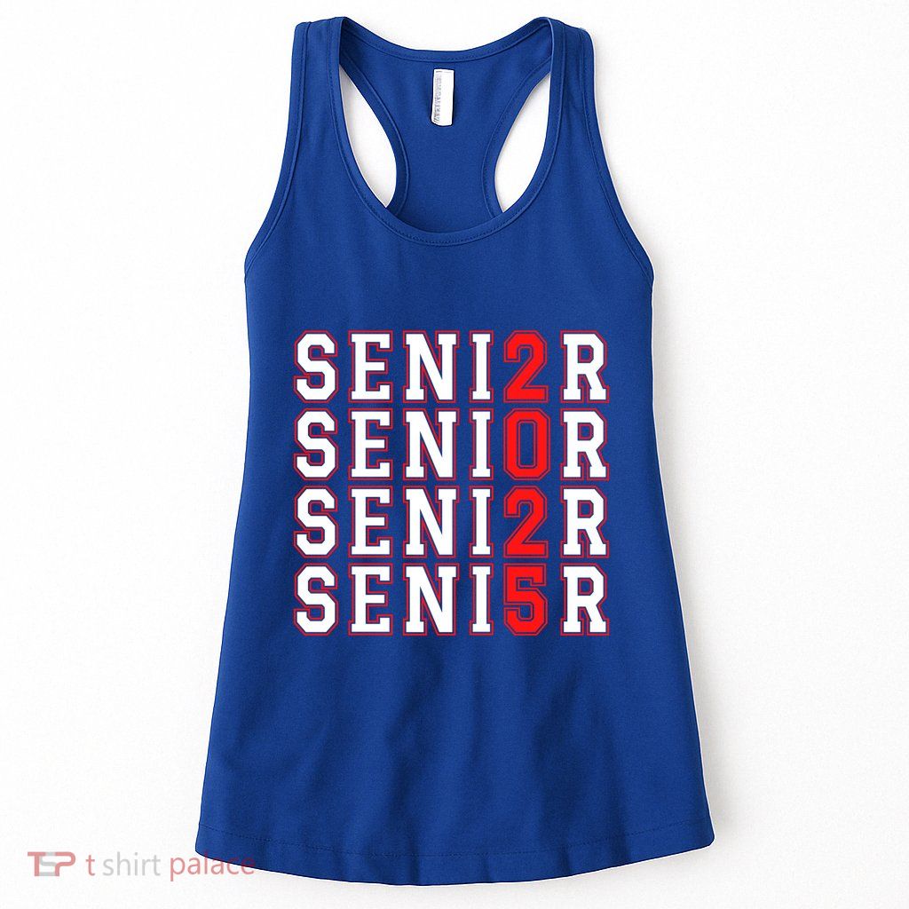 Senior 2025 College University High School Class Of 2025 Cool Gift Womens Tank Top