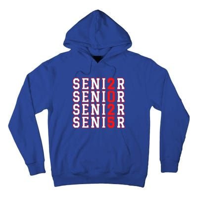 Senior 2025 College University High School Class Of 2025 Cool Gift Tall Hoodie