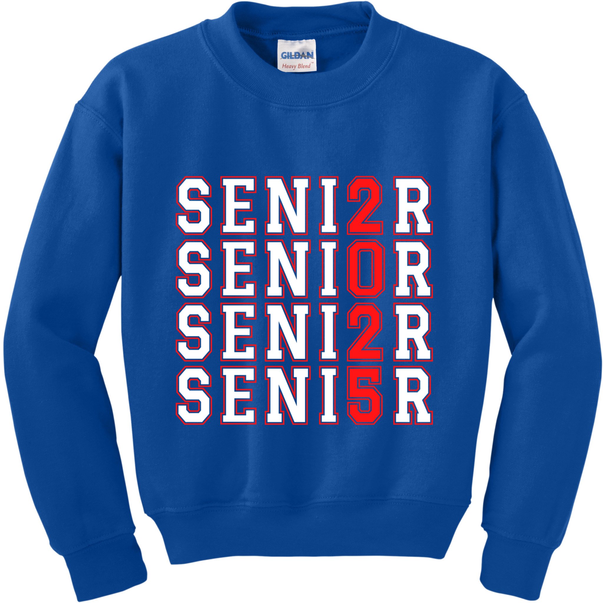 Senior 2025 College University High School Class Of 2025 Cool Gift Kids Sweatshirt