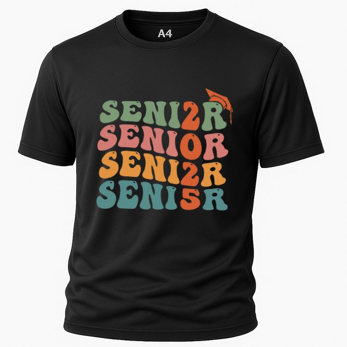 Senior 2025 Class Of 2025 Graduate College High School Cooling Performance Crew T-Shirt