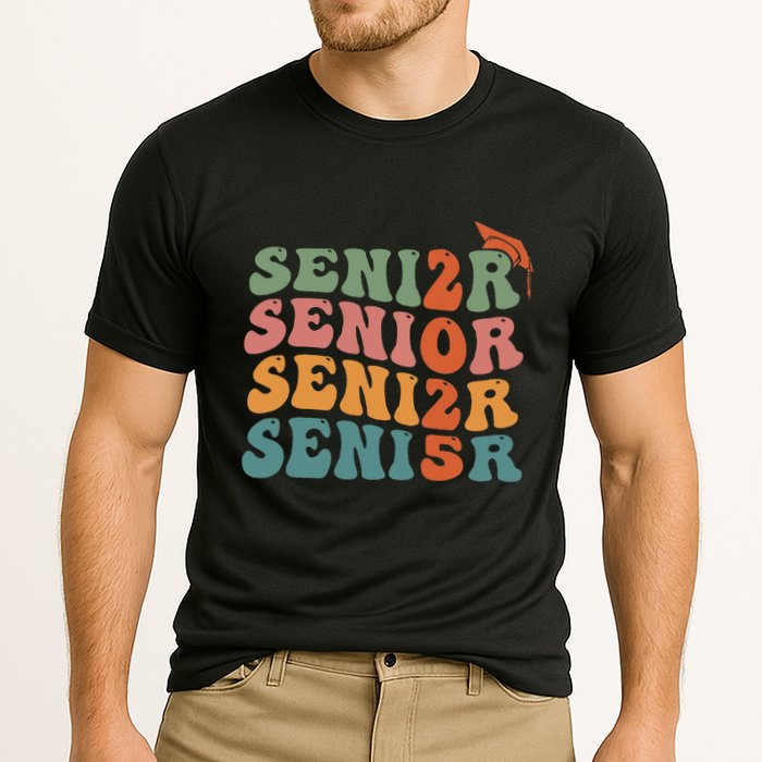 Senior 2025 Class Of 2025 Graduate College High School Cooling Performance Crew T-Shirt