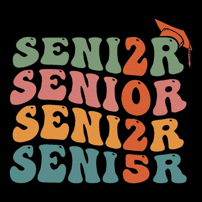 Senior 2025 Class Of 2025 Graduate College High School Cooling Performance Crew T-Shirt