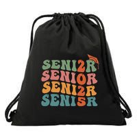Senior 2025 Class Of 2025 Graduate College High School Drawstring Bag