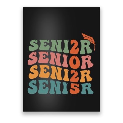 Senior 2025 Class Of 2025 Graduate College High School Poster
