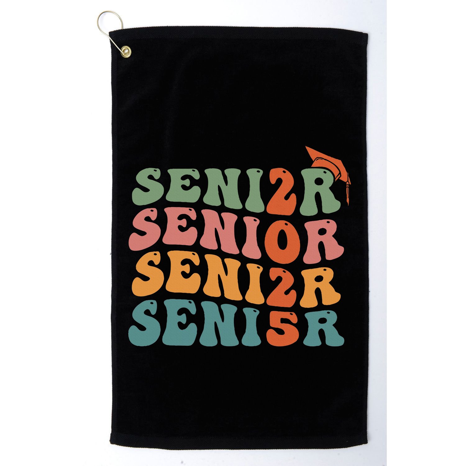 Senior 2025 Class Of 2025 Graduate College High School Golf Towel