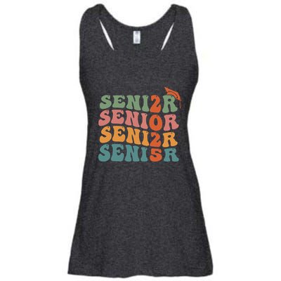 Senior 2025 Class Of 2025 Graduate College High School Ladies Essential Flowy Tank