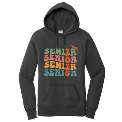 Senior 2025 Class Of 2025 Graduate College High School Women's Pullover Hoodie