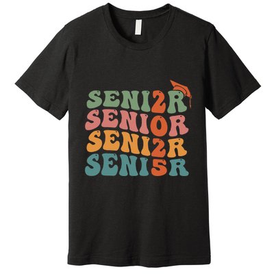Senior 2025 Class Of 2025 Graduate College High School Premium T-Shirt
