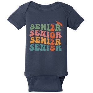 Senior 2025 Class Of 2025 Graduate College High School Baby Bodysuit