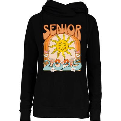 Senior 2025 Class Of 2025 Seniors Graduation 2025 Womens Funnel Neck Pullover Hood