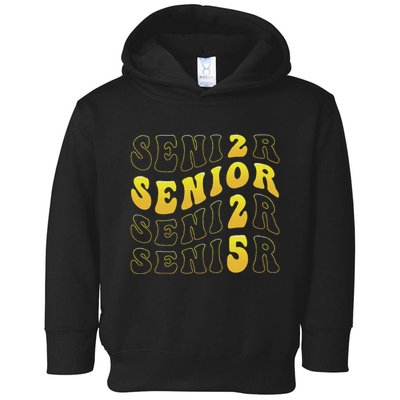 Senior 2025 Class Of 2025 Seniors Graduation 2025 Toddler Hoodie