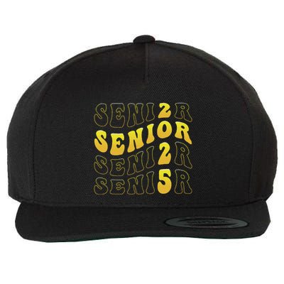 Senior 2025 Class Of 2025 Seniors Graduation 2025 Wool Snapback Cap