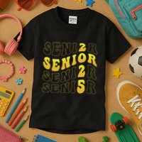 Senior 2025 Class Of 2025 Seniors Graduation 2025 Kids T-Shirt