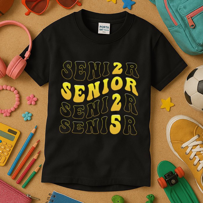 Senior 2025 Class Of 2025 Seniors Graduation 2025 Kids T-Shirt