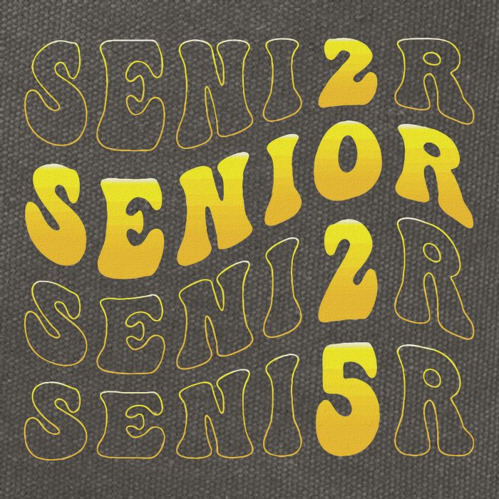 Senior 2025 Class Of 2025 Seniors Graduation 2025 Cotton Canvas Backpack