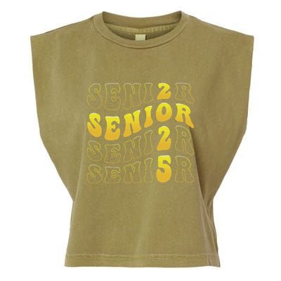 Senior 2025 Class Of 2025 Seniors Graduation 2025 Garment-Dyed Women's Muscle Tee