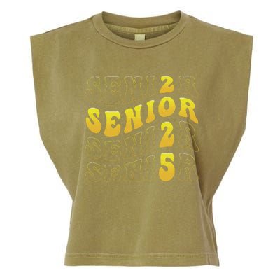 Senior 2025 Class Of 2025 Seniors Graduation 2025 Garment-Dyed Women's Muscle Tee