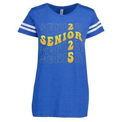 Senior 2025 Class Of 2025 Seniors Graduation 2025 Enza Ladies Jersey Football T-Shirt