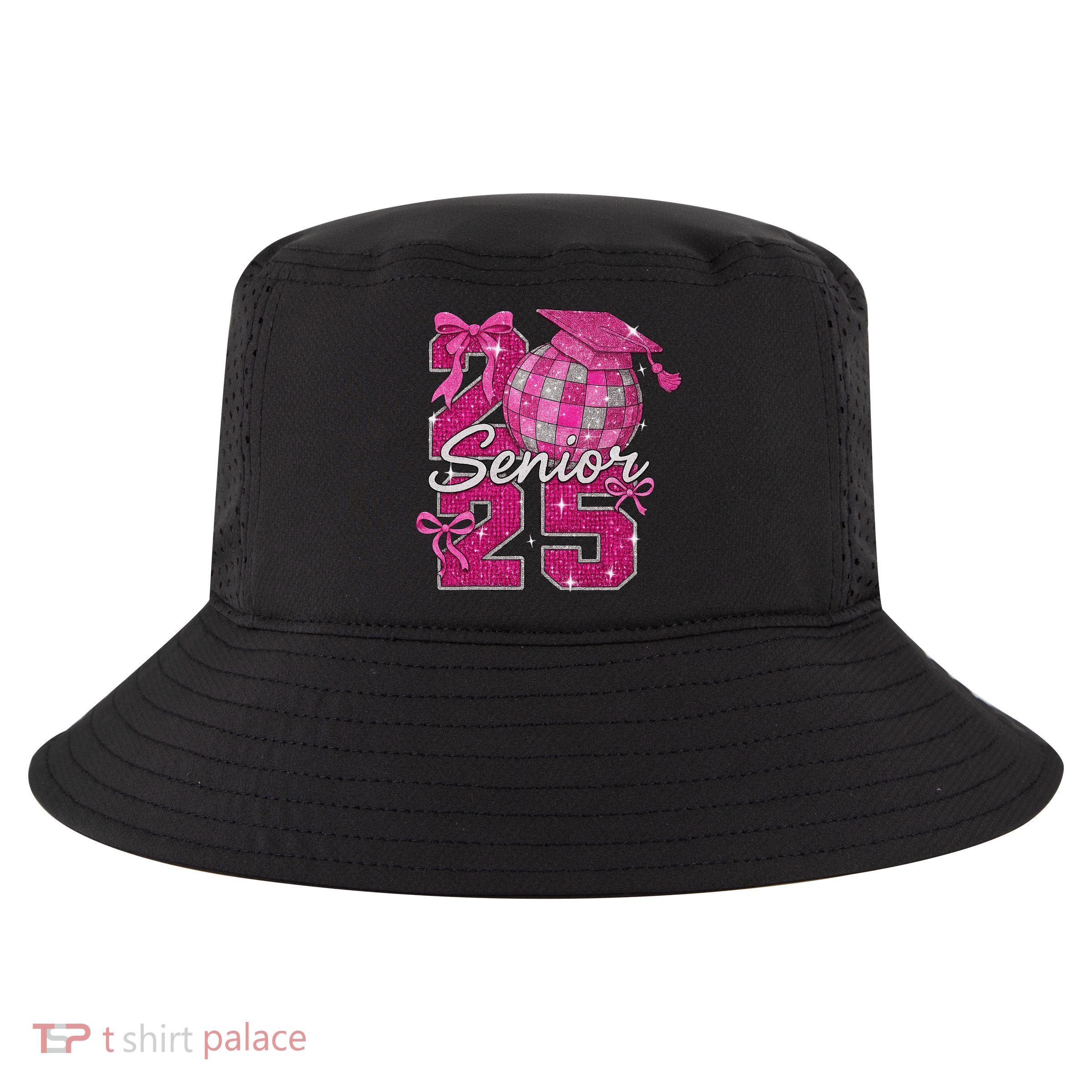 Senior 2025 Class Of 2025 Bows Back To School 2025 Cool Comfort Performance Bucket Hat