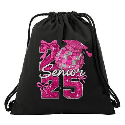 Senior 2025 Class Of 2025 Bows Back To School 2025 Drawstring Bag