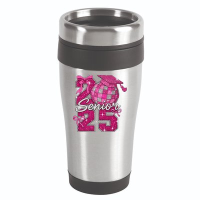 Senior 2025 Class Of 2025 Bows Back To School 2025 16oz Travel Tumbler