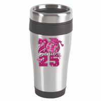 Senior 2025 Class Of 2025 Bows Back To School 2025 16oz Travel Tumbler