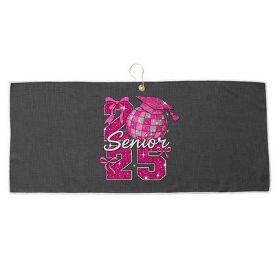 Senior 2025 Class Of 2025 Bows Back To School 2025 Large Microfiber Waffle Golf Towel