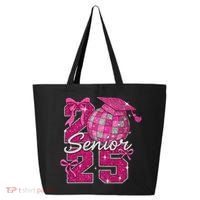 Senior 2025 Class Of 2025 Bows Back To School 2025 25L Jumbo Tote